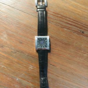Ted Baker Stainless Steel & Leather Watch